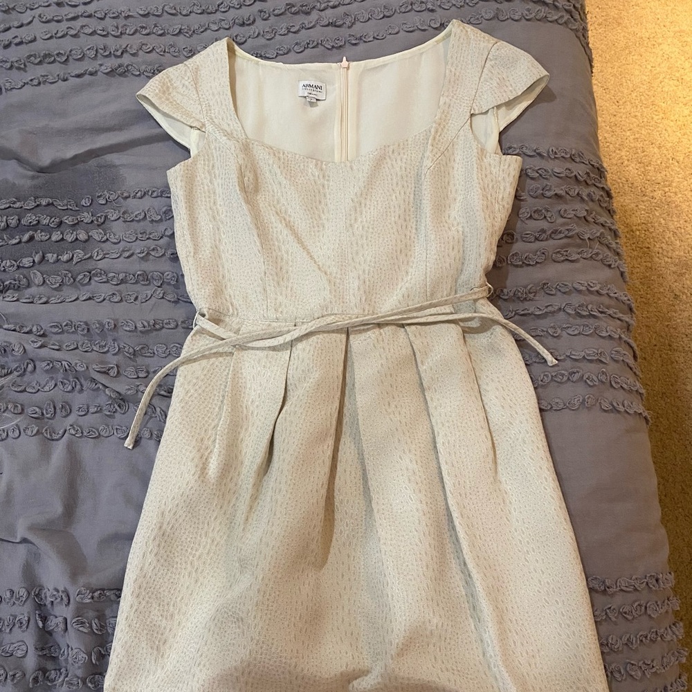 White Armani Dress Suit